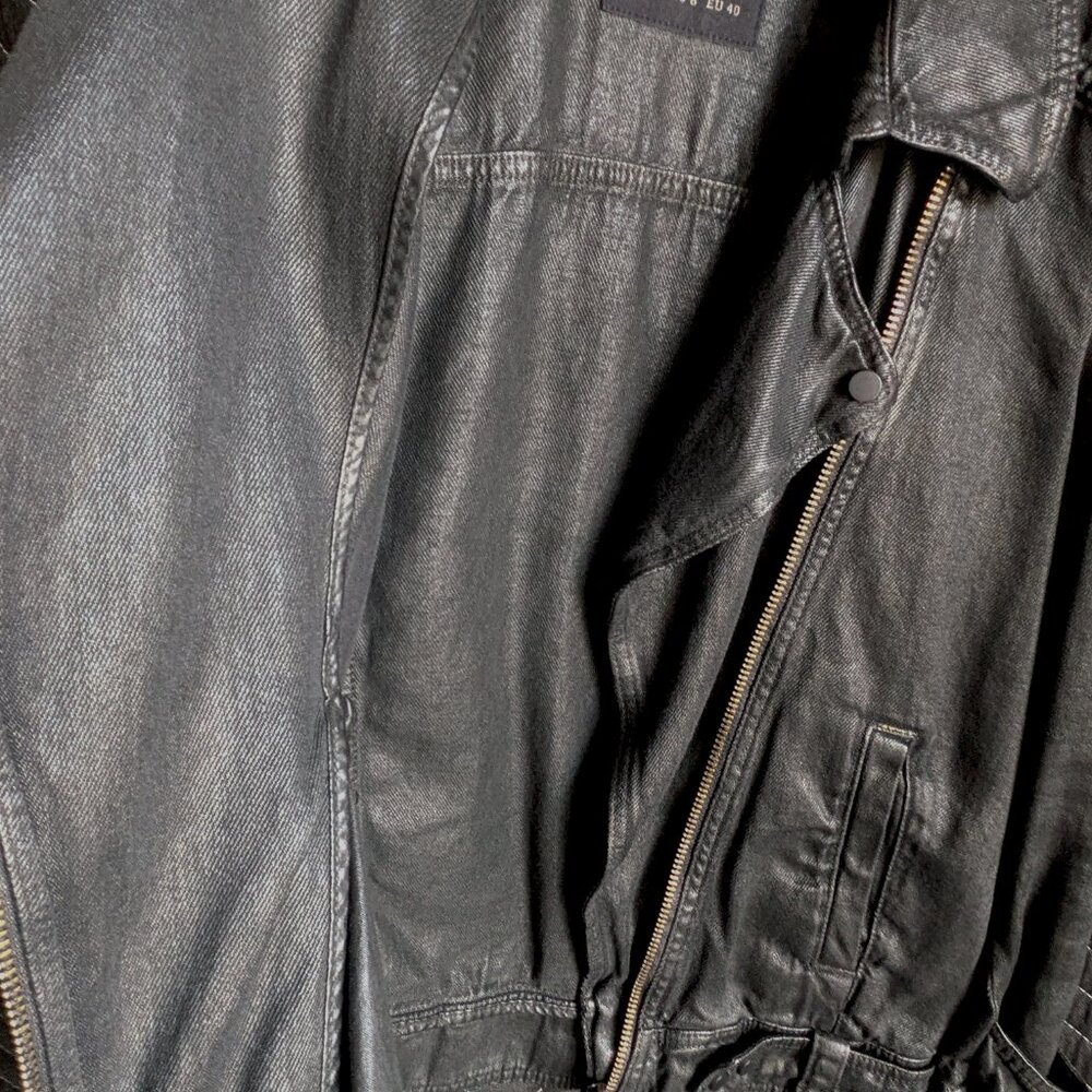 All Saints Black Jean Jacket - Picture 6 of 16